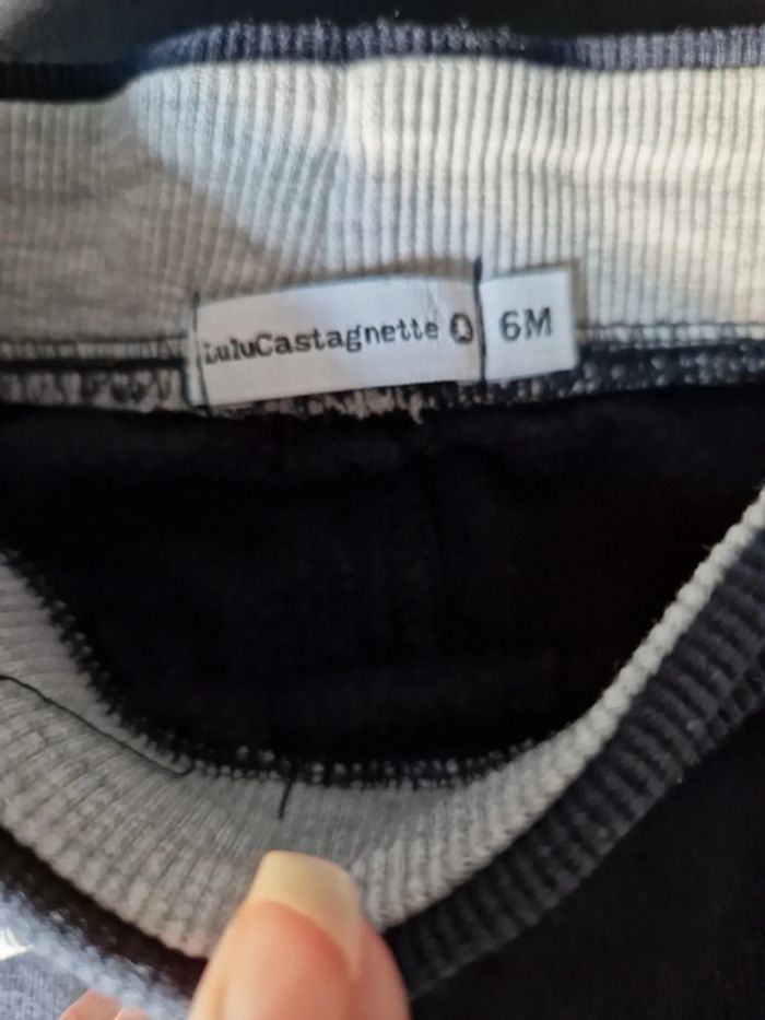 Ensemble lulu castagnette 6 mois bebe - photo numéro 3