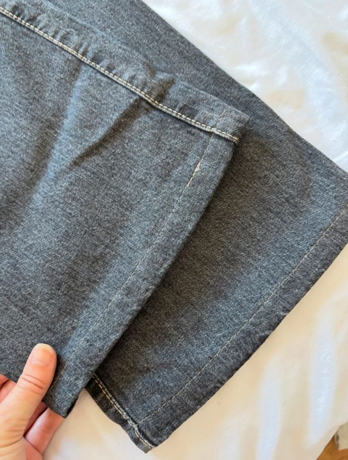 Jean homme gris brut taille 2XL/50 y2k 00s – coupe loose droite – 100% coton - photo numéro 10