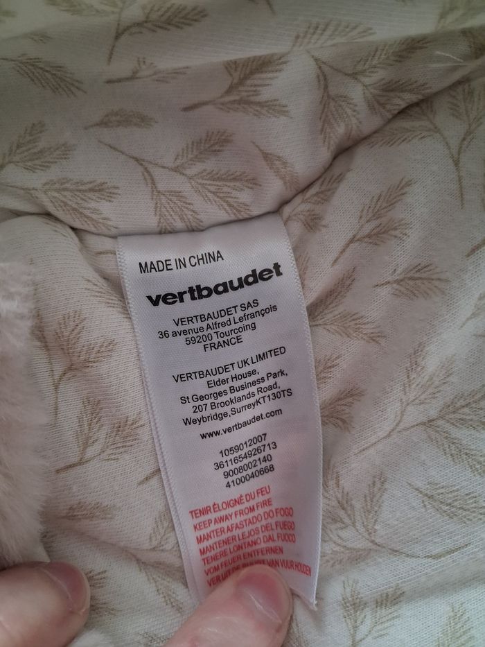 Nid d'ange Vertbaudet beige,taille unique - photo numéro 7