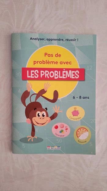 Cahier Neuf " pas de problème avec les problèmes" 6-8 ans CE1 CE2