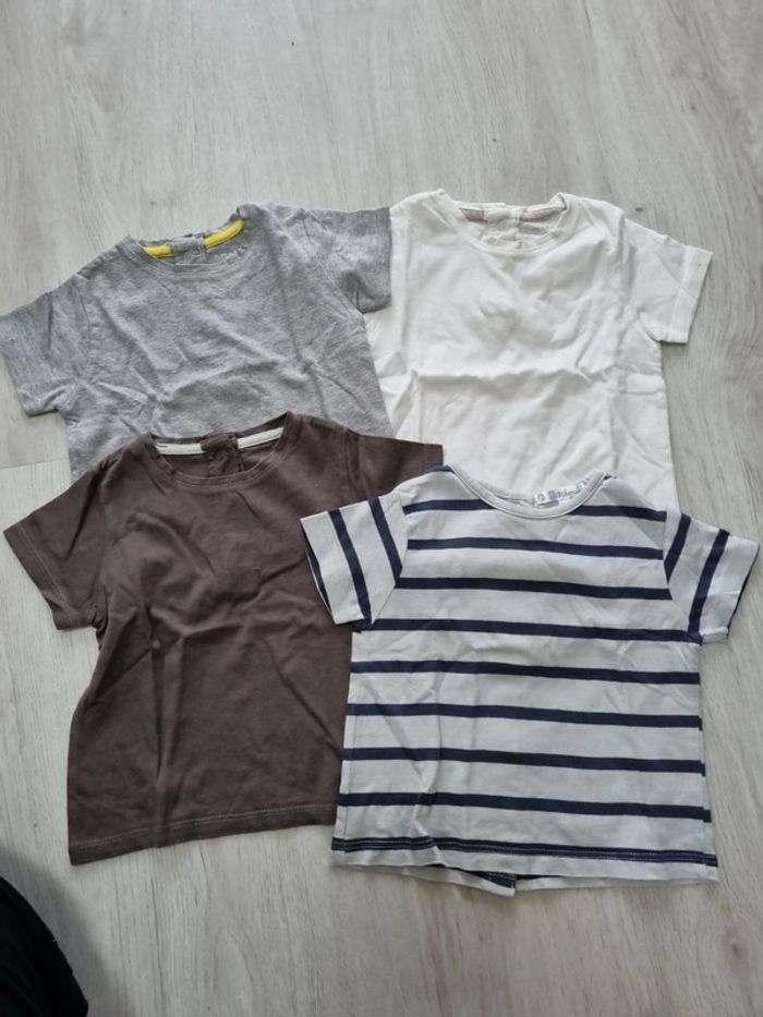 Lot 4 tee-shirts manches courtes