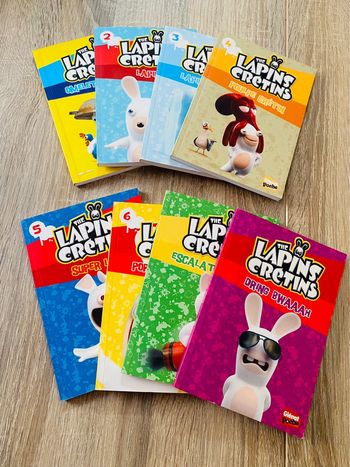 Lot de 8 livres Lapins crétins