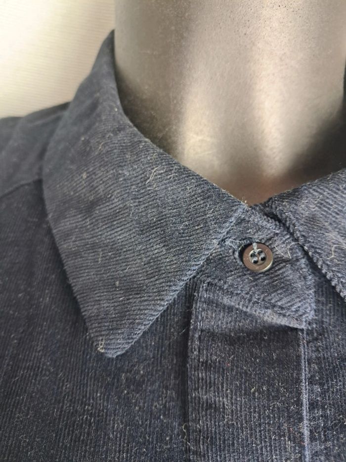 Balzac chemise velour noir cotelé T.36/38 - photo numéro 3