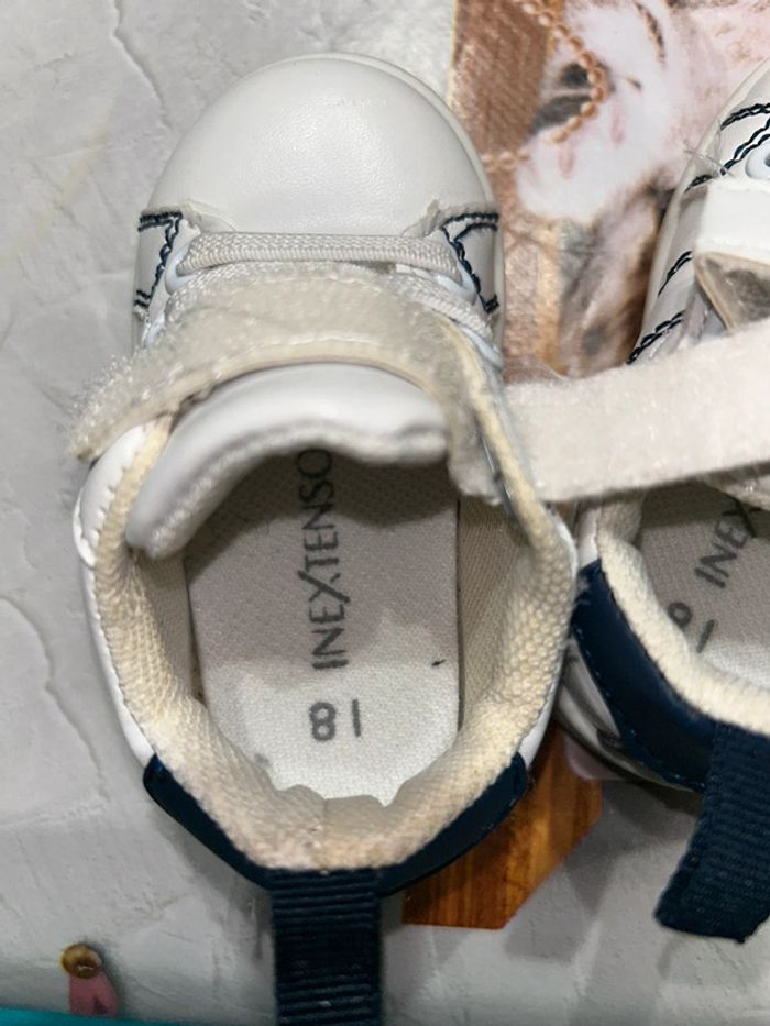 Basket blanche à scratch - photo numéro 6