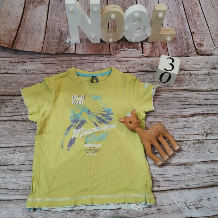 T shirt vert anis orchestra 3 ans