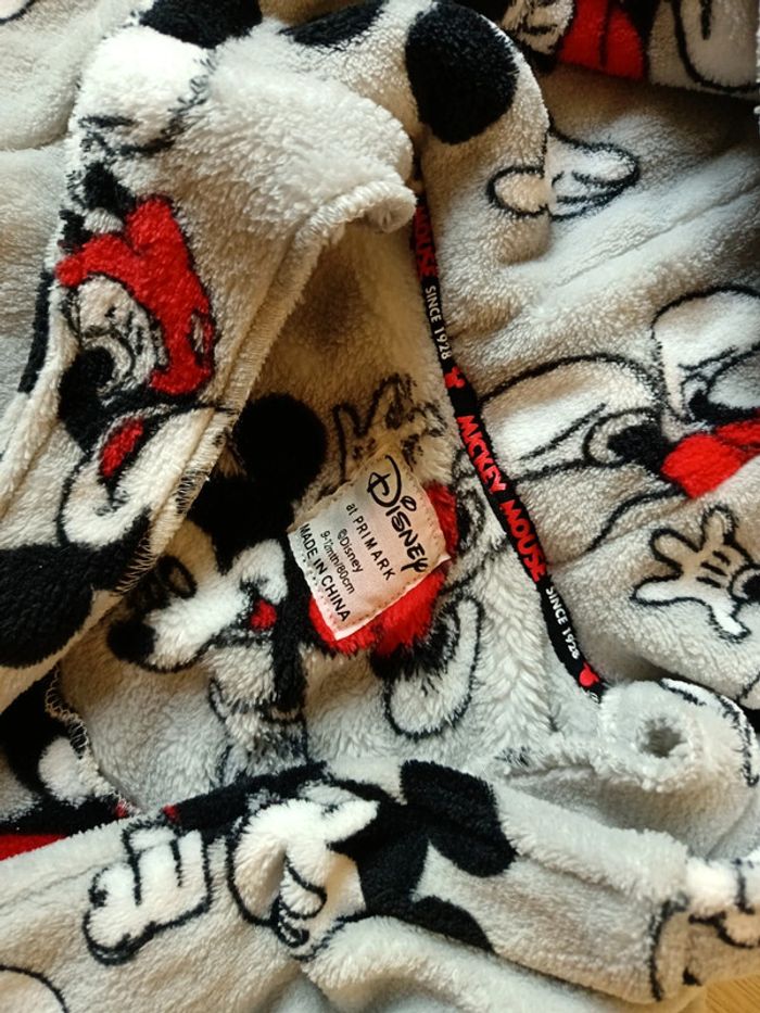 Peignoir robe de chambre bébé Mickey 9 12 mois Primark - photo numéro 5