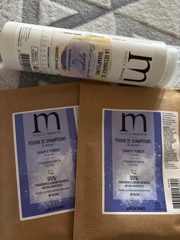 Patrice mulato poudre de shampoing cheveux sec - photo numéro 2