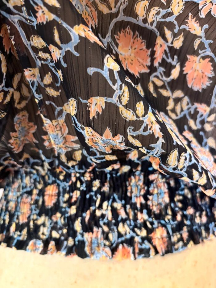 Blouse transparente fleurie Gémo - photo numéro 4