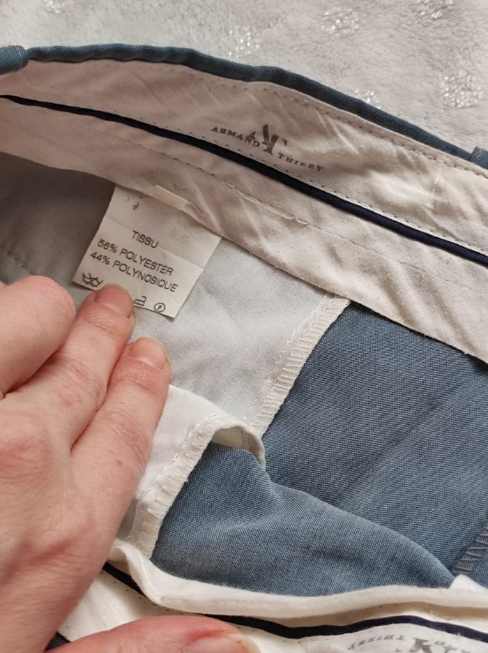 Pantalon de costume gris taille 44 - photo numéro 3