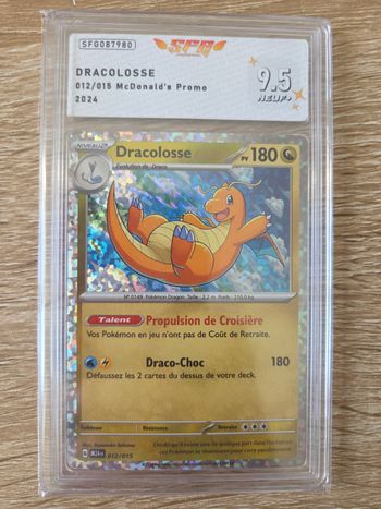 Carte Gradée Dracolosse McDonald's 