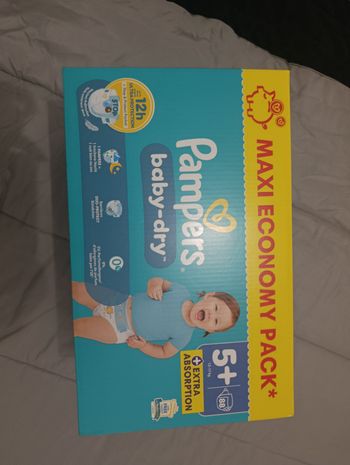 Couche Pampers baby-dry 5+