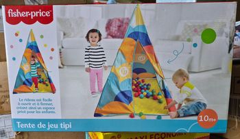 Tente de jeu tipi Fischer Price Neuve. 