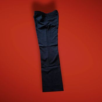 pantalon en toile costume noir homme taille XL