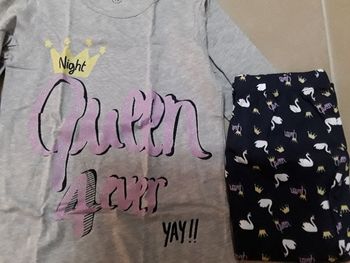 Pyjama long fille 7-8 ans TEX NEUF