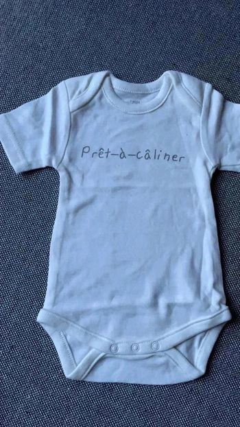 Bodie bébé manches courtes 1 mois garçon fille mixte à enfiler