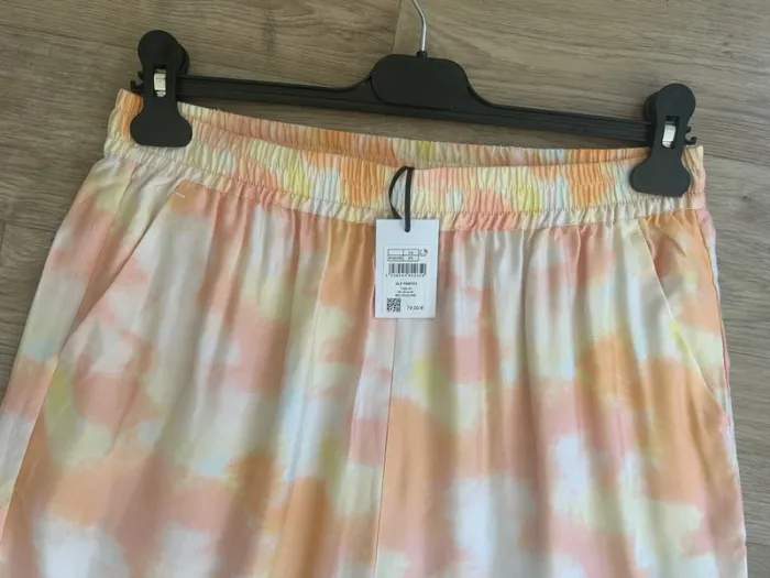 Galeries Lafayette, pantalon évasé été fluide imprimer multicolore - photo numéro 2