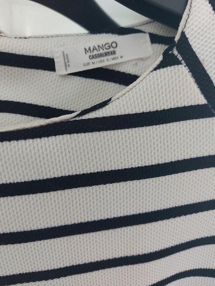 Top marinière Mango taille M 36-38 - photo numéro 6