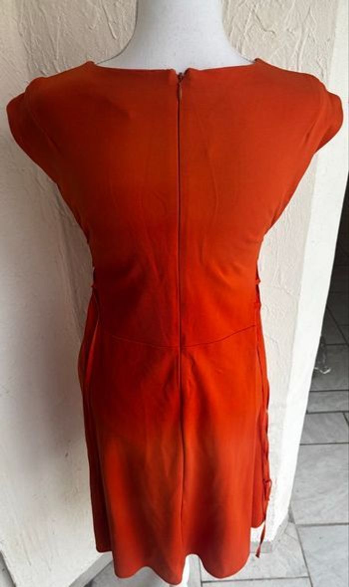 Robe Ashley Brooke orange – Taille 40 - photo numéro 2