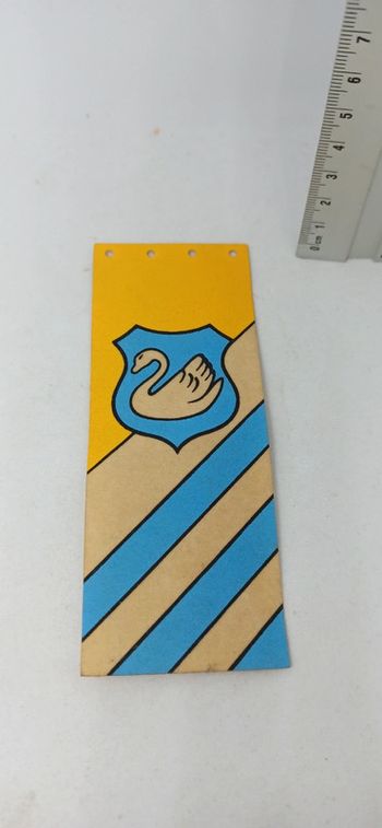 Étendard bannière motif cygne playmobil