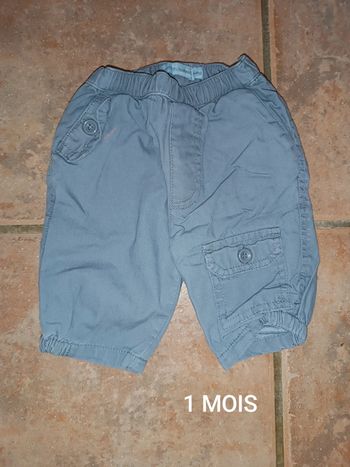 Short garçon 1 MOIS