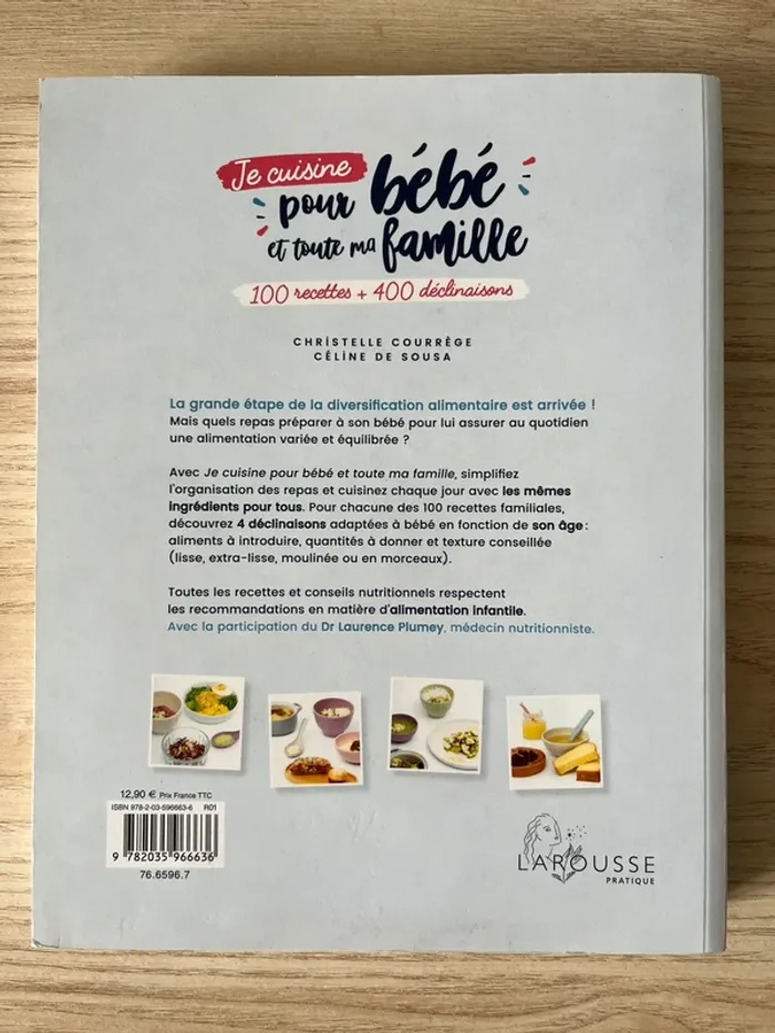 Je cuisine pour bébé et toute ma famille - Christelle Courrège - Céline De Sousa - photo numéro 2