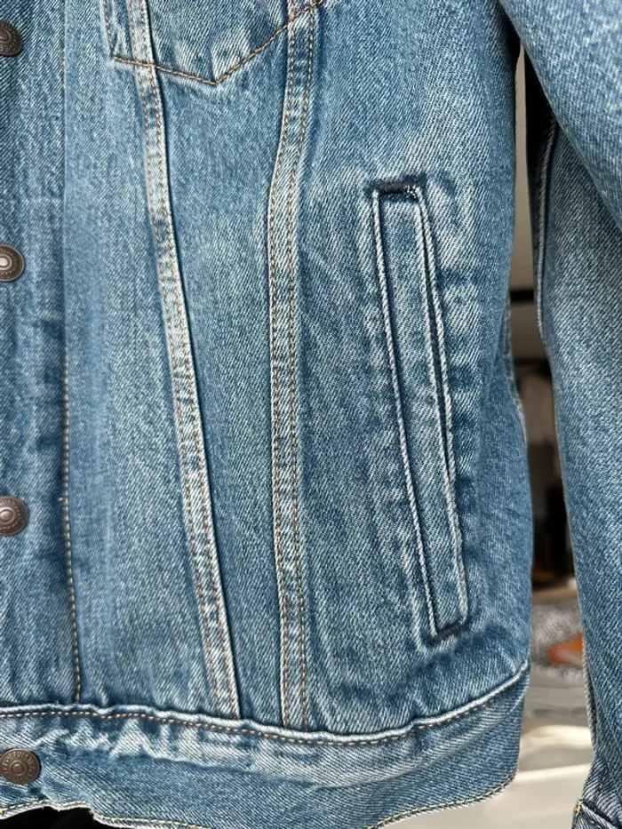Veste en jeans doublé Lévis - photo numéro 3