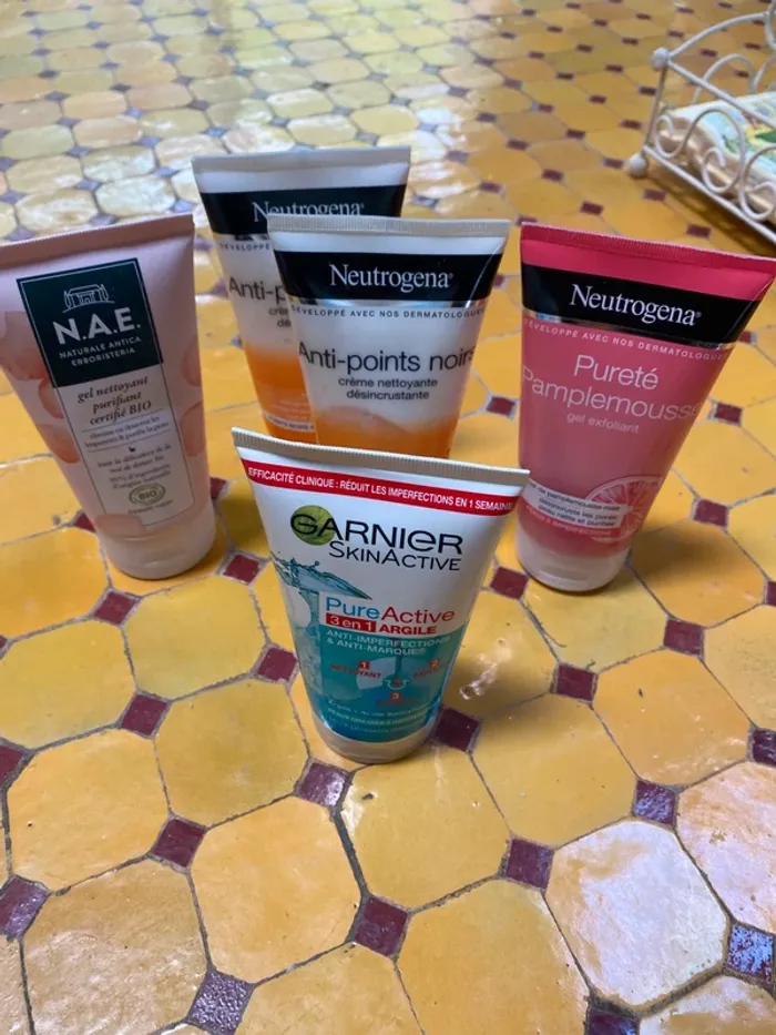 Lot crème nettoyante