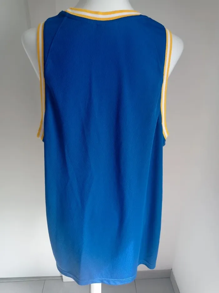 Maillot basketball Nike bleu et jaune équipe des warriors T.XL.NBA - photo numéro 4