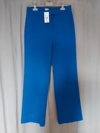 Pantalon bleu indigo électrique Pimkie – Taille 42 – Neuf avec étiquette