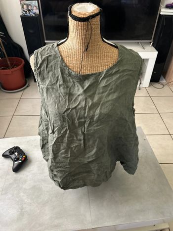 Blouse sans manches puro lino