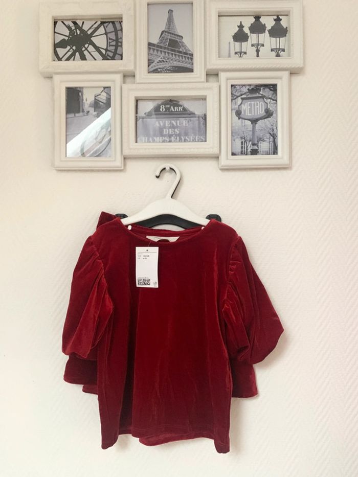 Magnifique ensemble en velours Rouge 😍 ideal pour Halloween 🩸 ou fêtes de noël 🎄 - photo numéro 3