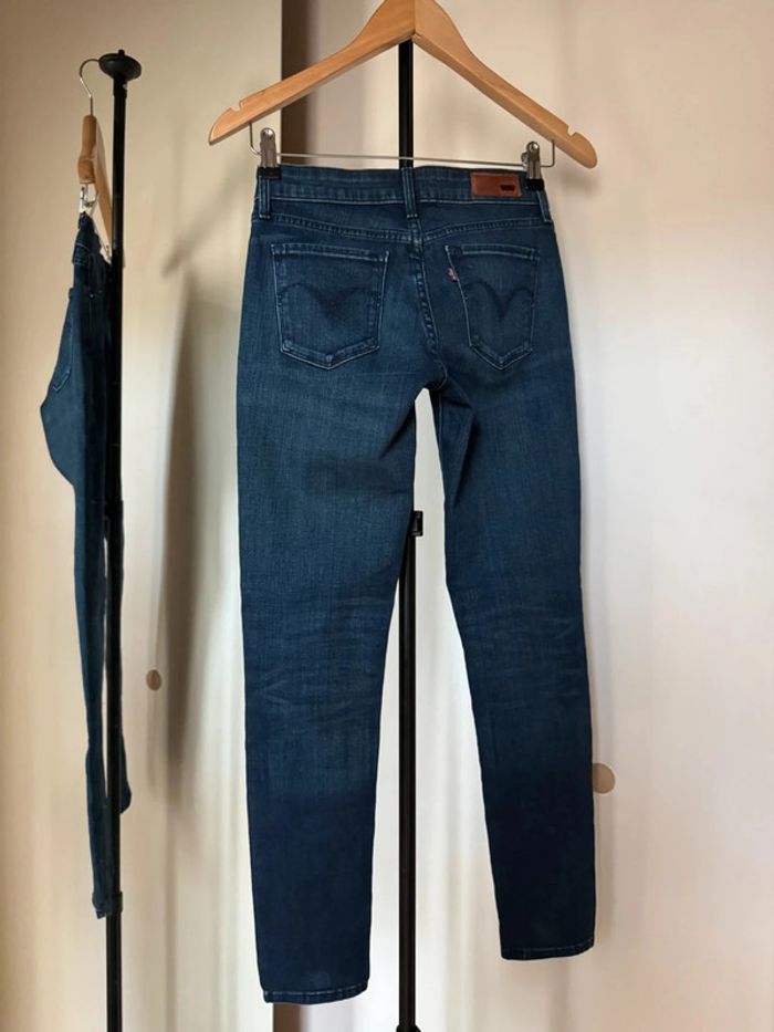 jean skinny levis foncé w 25 Demi Curve Modern Rise - photo numéro 4