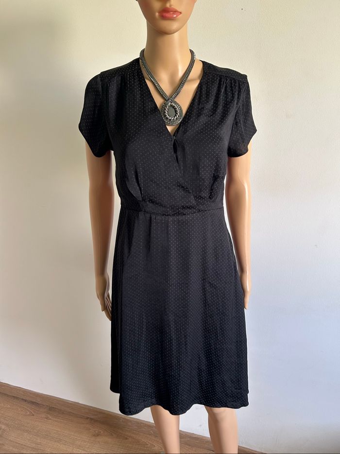 Robe noire à pois LPB Woman taille 36 TBE