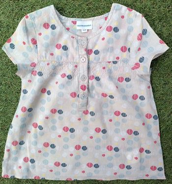 Beau petit haut à pois.