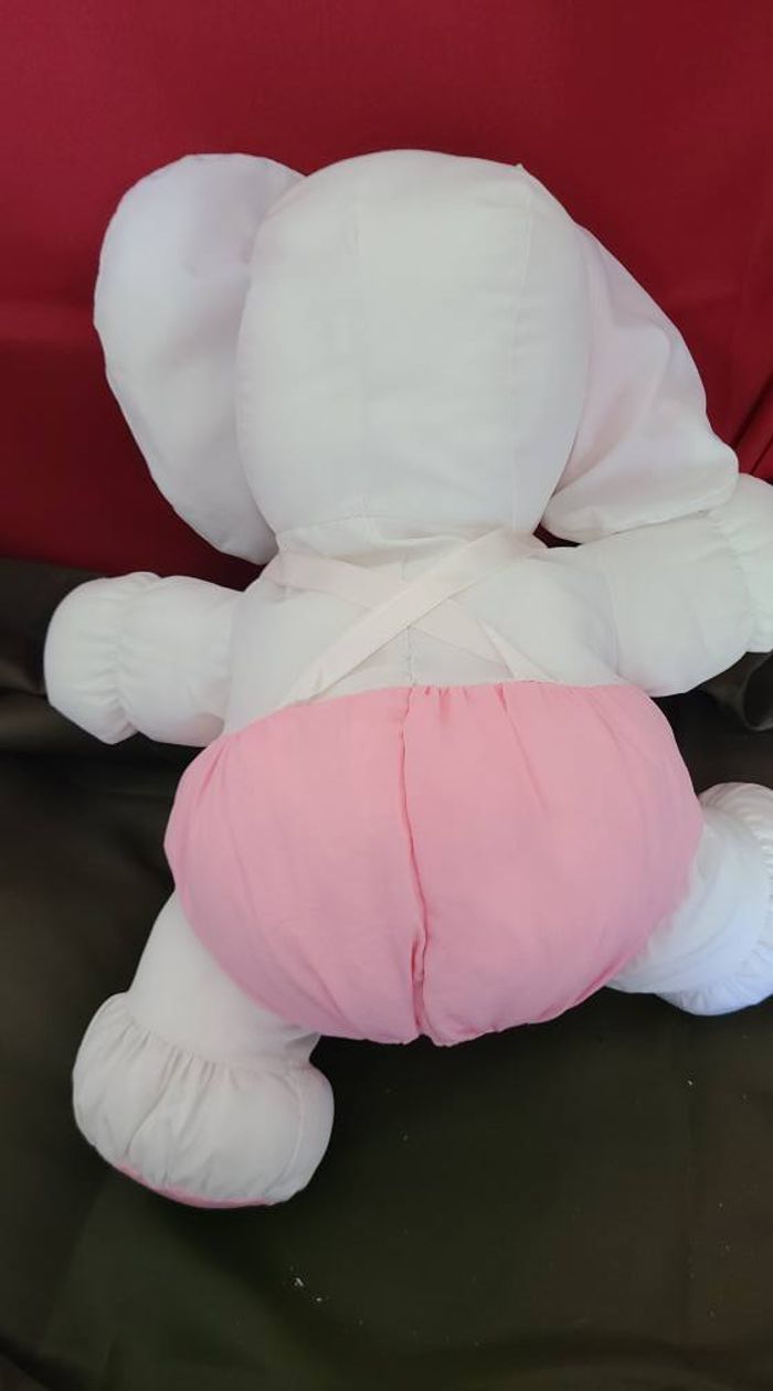 Peluche Vintage éléphant synthétique - photo numéro 3
