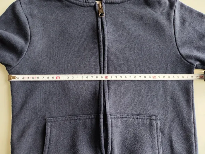 🧥 Gilet zippé bleu marine garçon – Taille 10 ans – Bon état - photo numéro 6