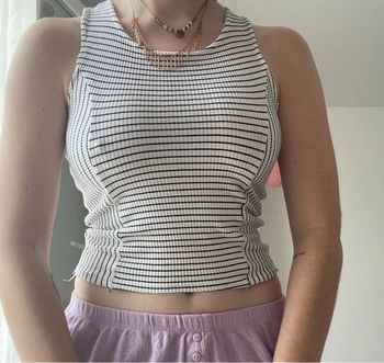 Crop top rayé