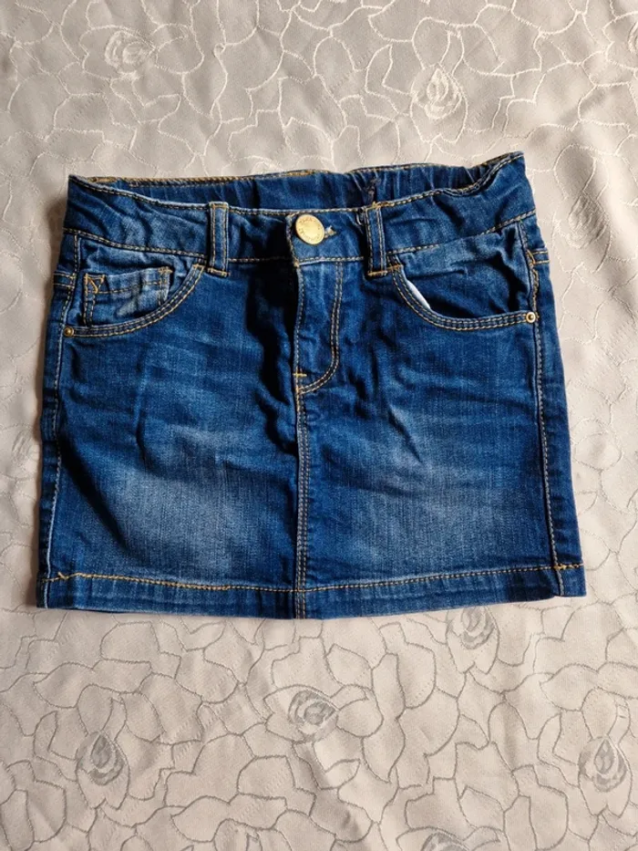 jupe en jean fille 5/6 ans - photo numéro 1