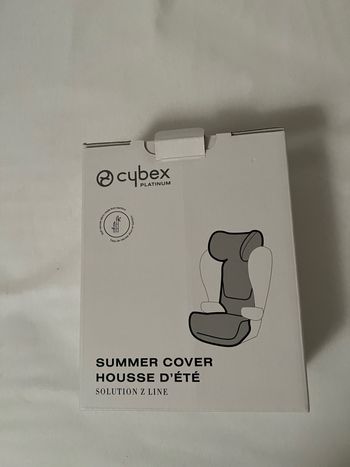 Housse d’été - summer cover blanche Cybex pour siege Solution »