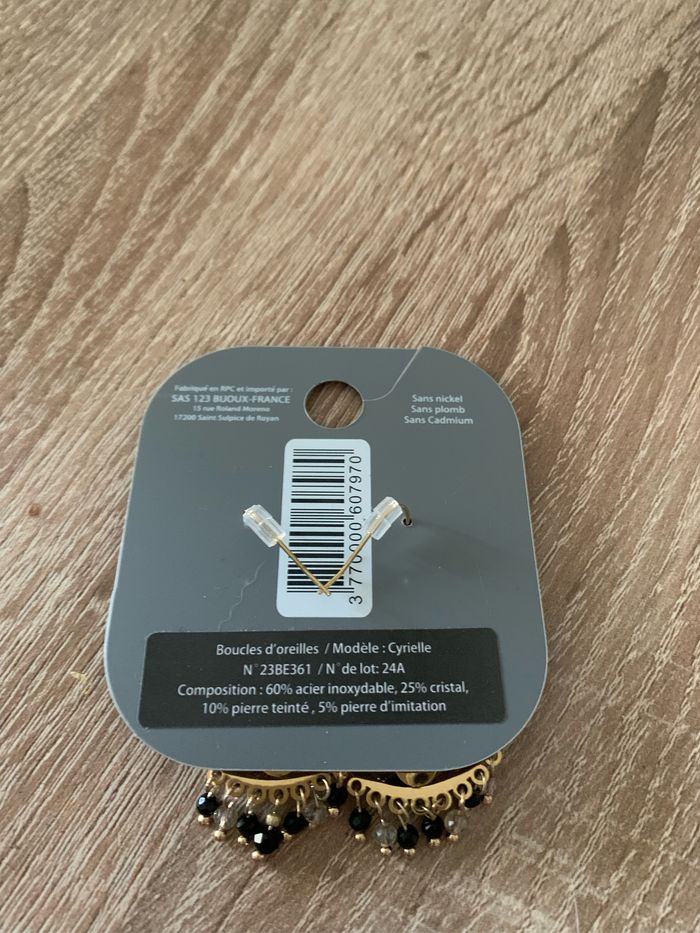 Boucles d’oreilles acier inoxydable - photo numéro 4