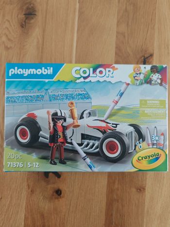 Playmobil 71376 color voiture de course Neuve