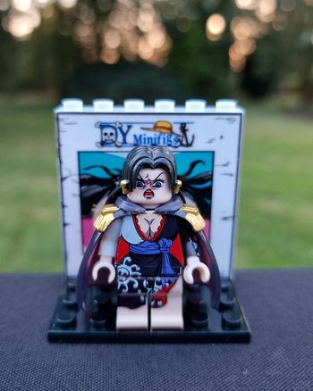 Minifigure Manga One Piece n1 Boa Hancock avec son support n1.3
