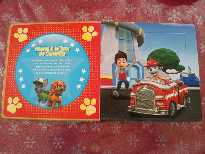 Mon joli livre puzzle Pat'patrouille - photo numéro 3