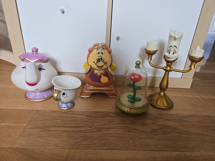 Lot figurines La Belle et la Bête