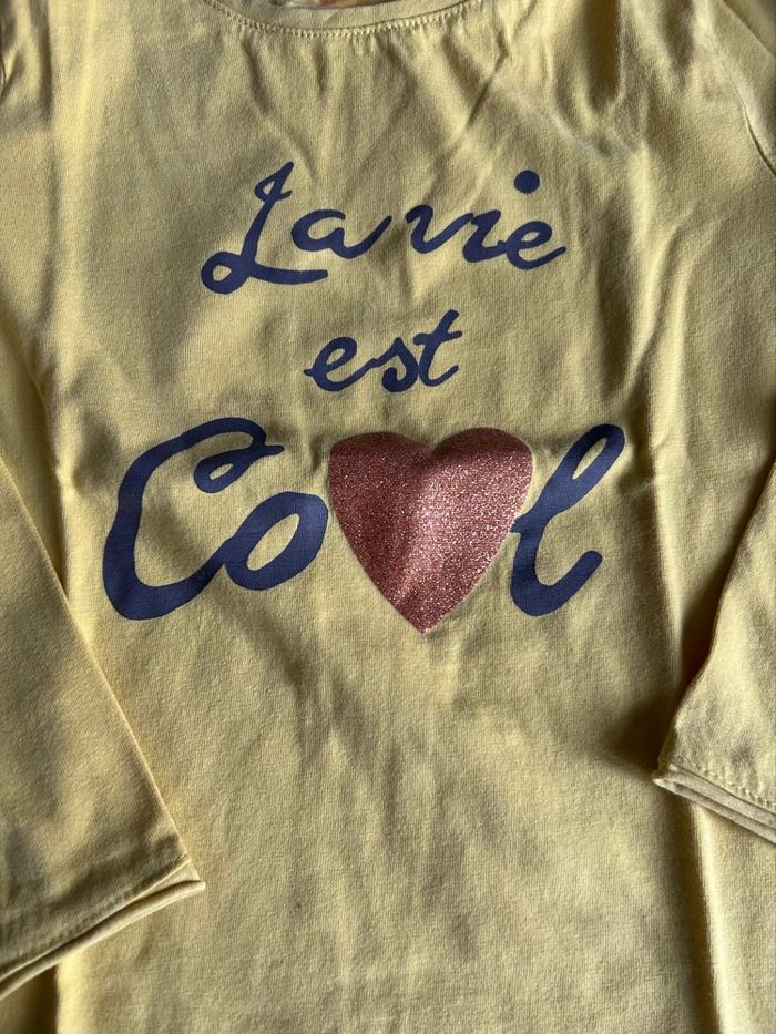 Lot de 3 t-shirts manches longues petite fille « Tape à l’œil » - photo numéro 3