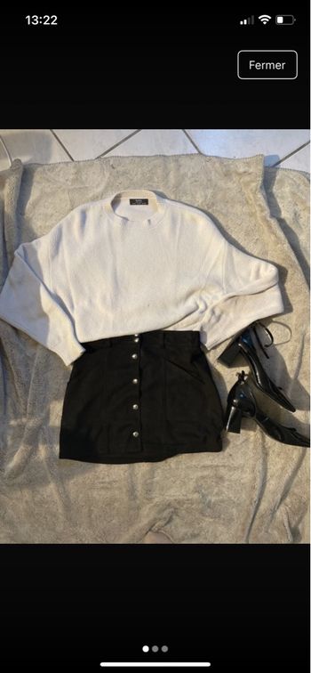 Pull blanc Bershka