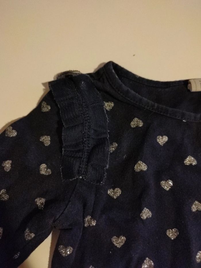 T-shirt manches longues avec coeurs - photo numéro 2