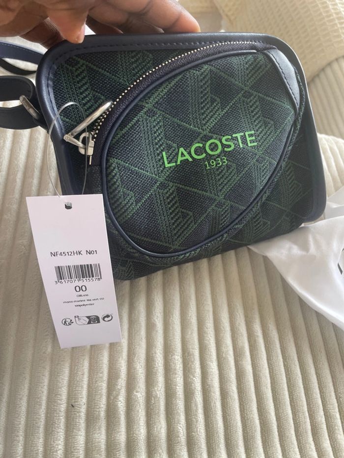 Sac bandoulière lacoste - photo numéro 3