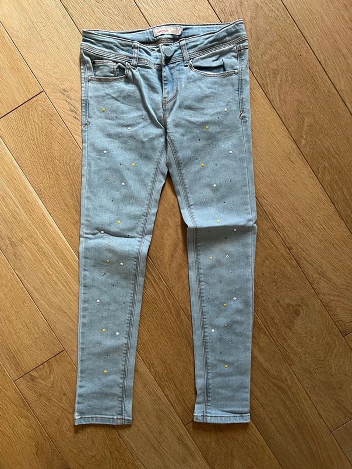 Jean bleu catimini 10 ans fille - très bon état
