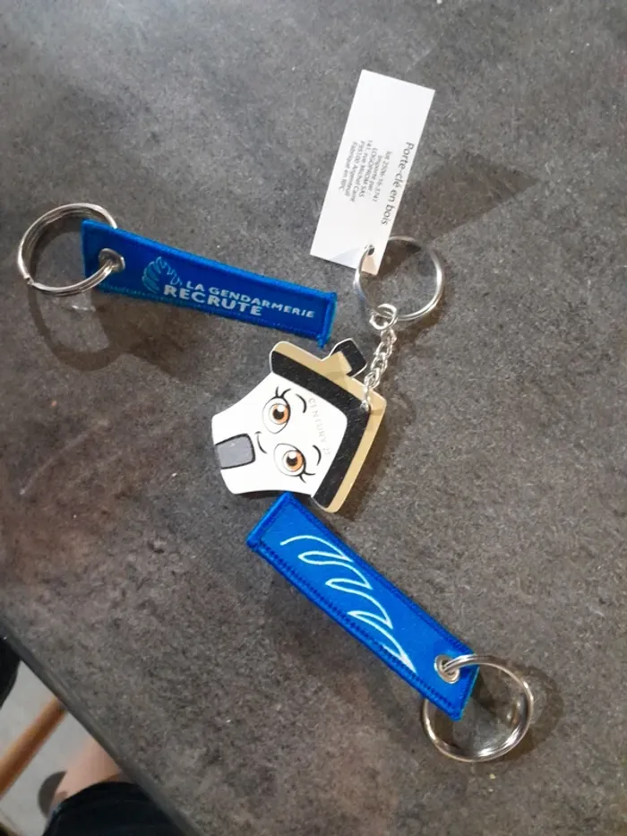 Lot de 3 porte clés - photo numéro 2